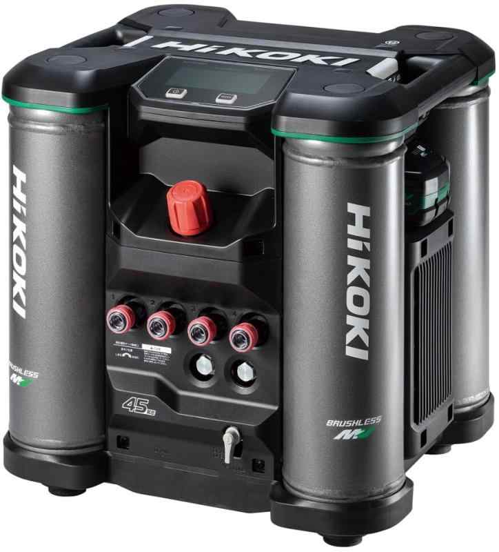 HiKOKI(ハイコーキ) 高圧専用 エアコンプレッサ タンク容量16L マルチボルト ブーストモード搭載 蓄電池別売り EC4516HY(S)