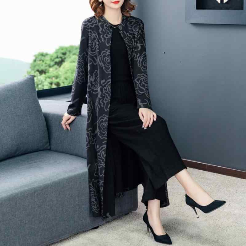 トレンチコート レディース ロング丈 ゆったり 惜しみ無い大いさ 秋 民族風  心地よい レディースファッション-レインウェア