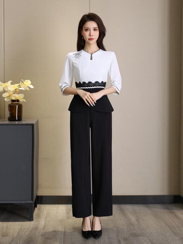 やり方服 制服 足浴スパ せっ生館 科学技術者 美容師 中袖 か細い相応う 書き割り 軽さ 伸縮性 綿混 普段使い走り 労働者階級