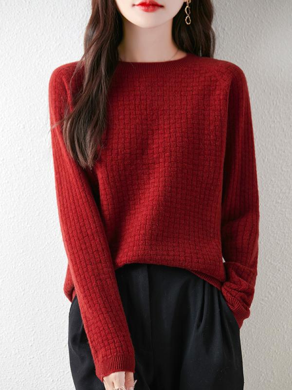 編み物プルオーバー レディース 春 労働者の一団のど首 絨毛 羊毛 ゆったり 相応う か細い成り行き 下着類 トップス 合わせ分かりやすい 情の籠もった 軽さ 表現スタイル繰り上げる