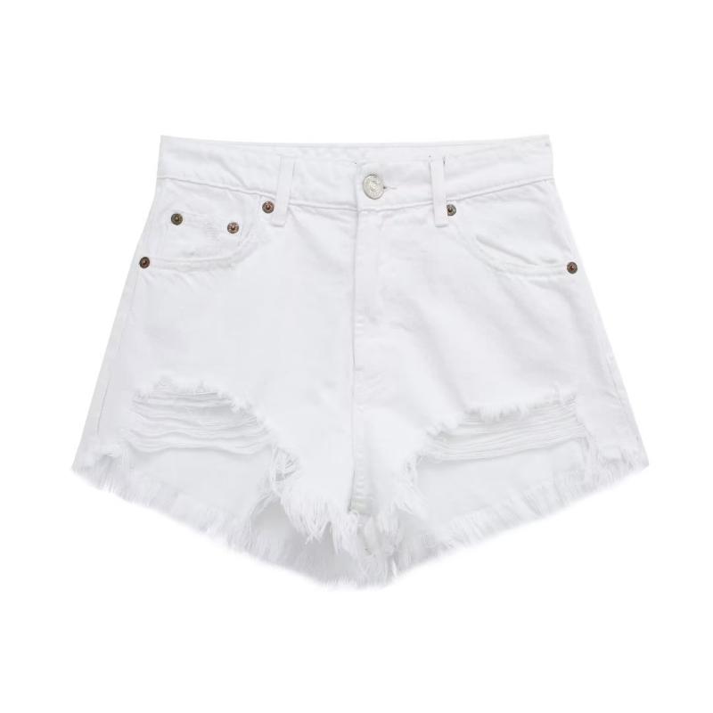 デニムショートパンツ レディース 破れ 高腰 スリムフィット 夏用x2 6,122円