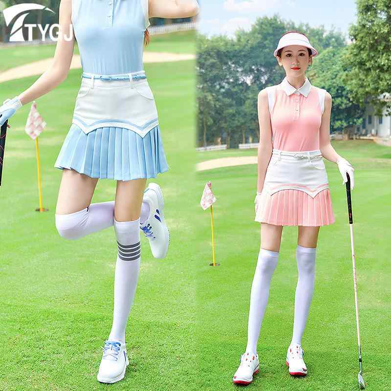 スカート 女性用 春夏 プリーツ フレア ゴルフ テニス スポーツ ショーツ付き 防透け ショート ハーフ丈 軽量 通気性 速乾 伸縮性|やすらぎマーケット