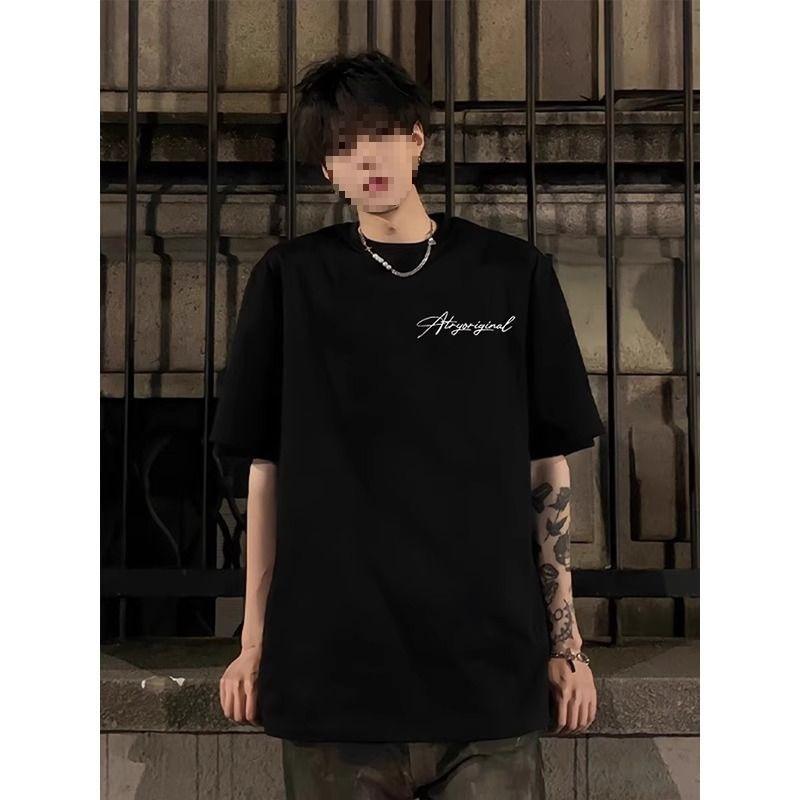 Tシャツ メンズ 春夏 短袖 アメリカンスタイル ストリート フィット ストリートファッション ティーン クール インパクト カジュアルウェア