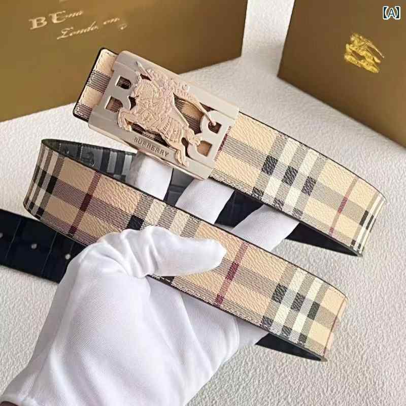 楽天市場】ベルト メンズ フェイクレザー チェック柄 男性 紳士