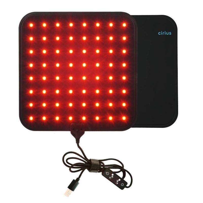 Cirius 近赤外線LEDパッド 軽量 薄型 温熱器 USBタイプ 生活防水 2.5ｍｍ 3段階温度 タイマー機能 座り仕事 温熱ケア オフィス 作業 運転中 秋冬 暖房 家庭用 シリアス 腰 足