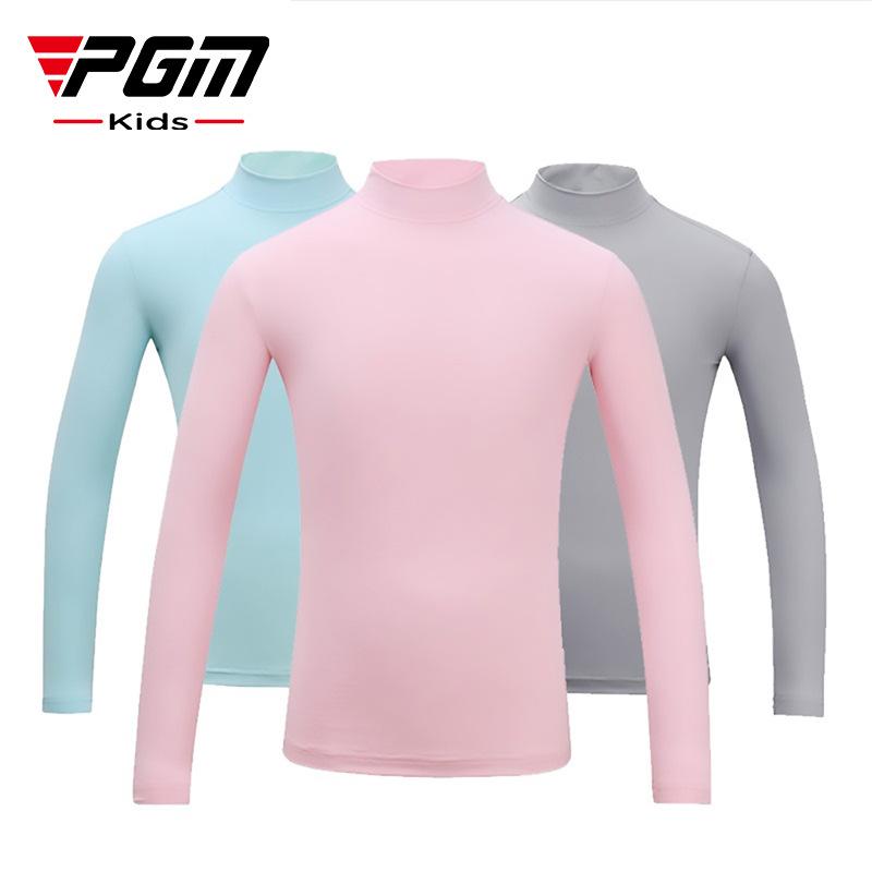 長袖Tシャツ 女児 UVカット 防晒 通気性 ゴルフ PGM 夏季 ベースレイヤー