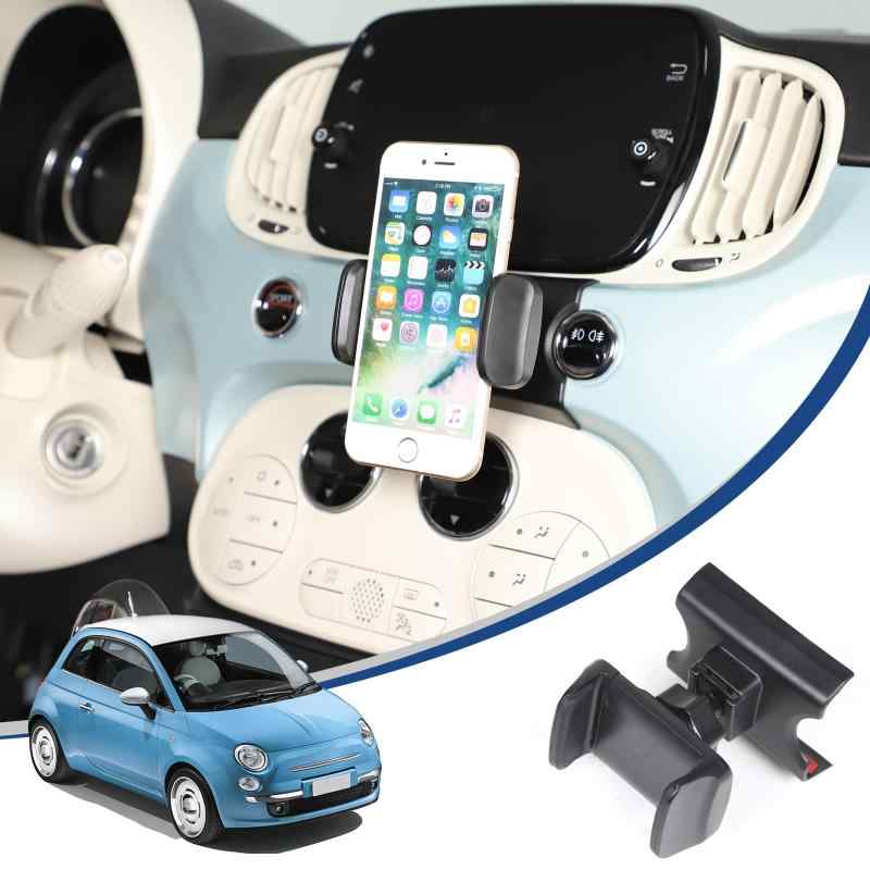 Hcilloend 新型 フィアット 500 専用 2016~2024に適用 スマホホルダー