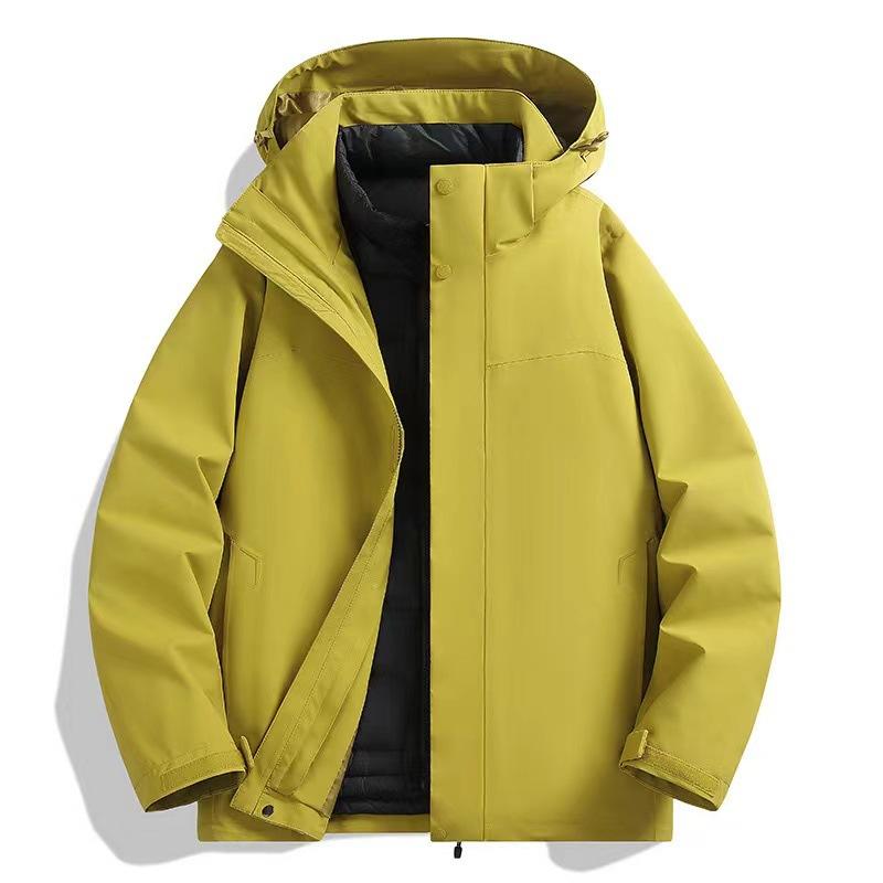 ダウンジャケット レディース 防風防水 フリース内蔵 2点セット 登山用