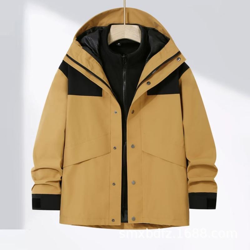 フリースジャケット レディース 三合一 取り外し可能 二着セット 秋冬 アウトドア 登山用