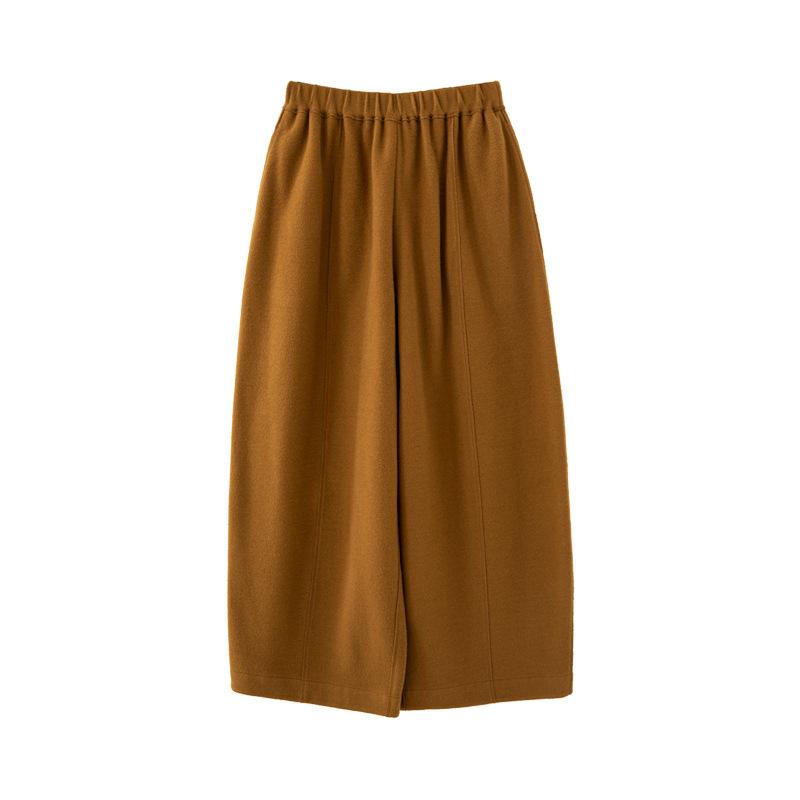 ワイドパンツ レディース 伸縮ウエスト ゆったりワイドレッグ 柔らかい肌触り 空気のような軽やかさ フィット|やすらぎマーケット