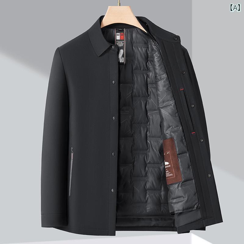 ジャケット メンズ ビジネス カジュアル 襟付き ライナー付き 紳士服 シンプル ベーシック 定番 スタンダード きれいめ 無地 上品 リラックス お父さん ギフト プレゼント 通勤 40代 50代 60代
