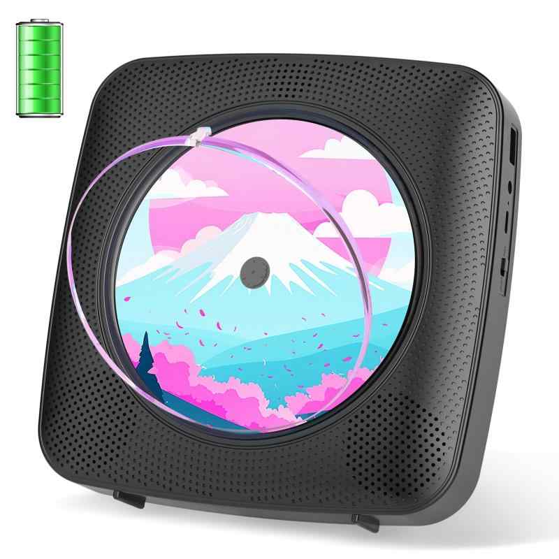 Gueray cdプレーヤー Bluetooth受信/送信 充電可能 Y01