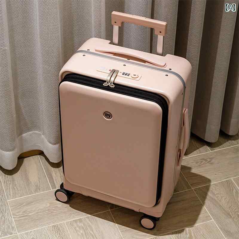 旅行バッグ レディース 持ちはこび容れもの 前車のドア 申し受ける界面付き添い人 15inマイコン納める 旅する御徒面子 大電気容量 キャスター 静音 ラインストーンル式鍵を掛ける 軽さ 機内持ち込み大いさ 多役立つこと 旅する 出張 軍事遠征 回遊 牢固たる 納めるし分かりやすい 持ちはこび助けになる