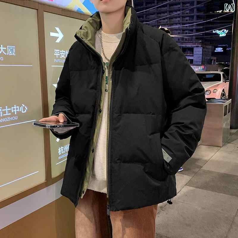 中綿ジャケット メンズ カジュアル 無地 シンプル ジャケット アウター ベーシック スタンダード 定番 ファッション リラックス きれいめ セレクト スタイル デイリー 普段使い