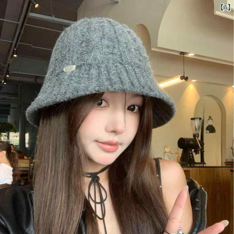 ニットハット レディース 帽子 ケーブル編み ニット帽 バケットハット 小顔効果 おしゃれ かわいい シンプル カジュアル ベーシック 無地 ファッション リラックス スタンダード きれいめ ナチュラル 定番