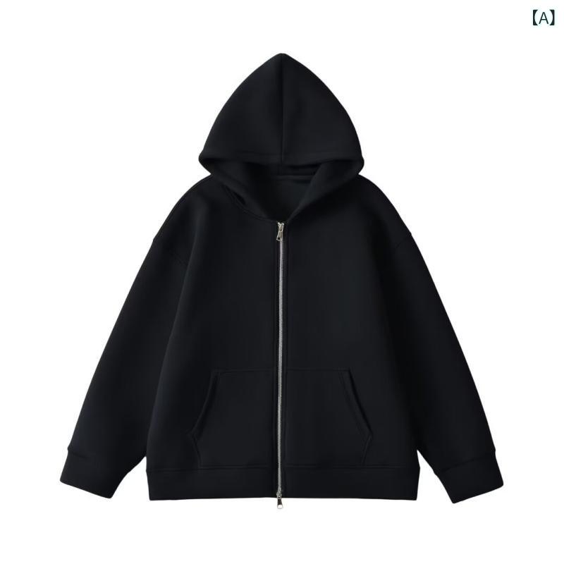パーカー レディース ジップアップ 秋 トップス ダンボール編み物 体型押しかぶせる 軽さ フーディー 汗水 羽織り 厚地の外套大きさ ビッグ影ぼうし ワンマイルウェア 心地よい アウター お部屋着 伸ばすこと 伸縮性 パステル色の 無地 分かりやすい 成年者 き