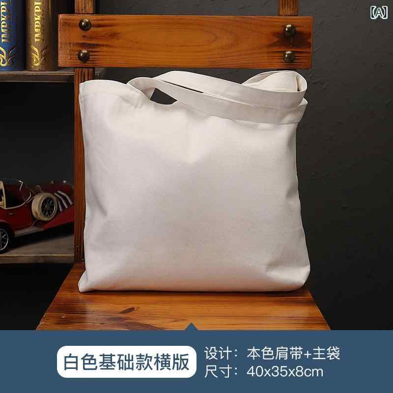 トートバッグ ユニセックス キャンバス 肩掛け 大容量 A4サイズ対応 レトロ プリント 通勤 通学 買い物 エコバッグ シンプル カジュアル 定番 スタンダード ベーシック 5,034円