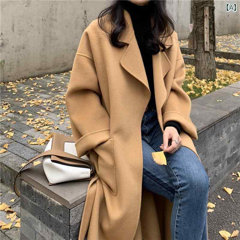 ウールコート レディース ロングコート カシミヤ混 ダブルフェイス 軽い 暖かい オーバーサイズ 体型カバー きれいめ フォーマル カジュアル 着回し力 膝下丈 チェスターコート 防寒 アウター ロング丈 通勤 通学 お出かけ シンプル 無地 秋冬 2w|やすらぎマーケット