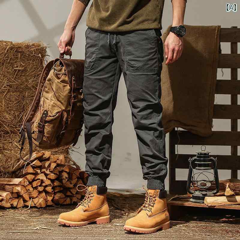 カーゴパンツ メンズ ロングズボン下 細工物ズボン下 心地よい ミリタリー 分かりやすい 第一義的 標準尺度 ボトムス 無地 細工物表現スタイル 伸び伸びする 表どおり 定番 ズボン下 ズボン