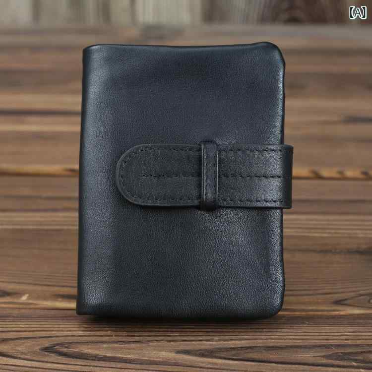 財布 メンズ 二つ折り 短財布 オイルレザー調 レトロ ヴィンテージ 多収納 カードケース カード入れ 小銭入れ 札入れ コンパクト ミニ財布 紳士用 サイフ カジュアル シンプル 定番 ベーシック スタンダード ナチュラル