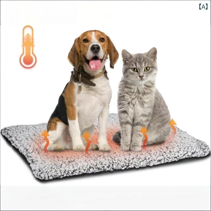 ペット用マット 蓄熱保温 猫用 犬用 暖かい 敷きパッド お昼寝ケージ用室内保温対策シンプルナチュラルベーシック定番スタンダードカジュアル