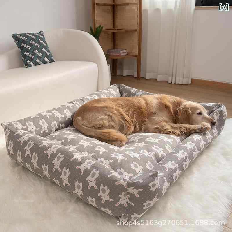 愛玩動物臥榻 犬用 猫用 大型犬 長椅子型 座布団 朦々たる室内用ペットクッションペット用長椅子愛玩動物設備ペットグッズシンプルベーシックスタンダードカジュアルナチュラル定番