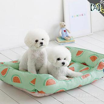 犬用ベッド ペットマット スクエア型 中小型犬用 室内用 お昼寝 シンプルベーシック定番スタンダードカジュアルナチュラルリラックスひんやり仕様
