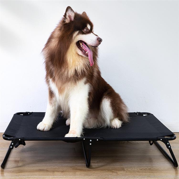 愛玩動物臥榻大型犬脚付き添い人折りたたみ コットキャンプ設備愛玩動物用臥榻 洗える 分かりやすい 第一義的 定番 判定基準 自然的  心地好い 室内室外