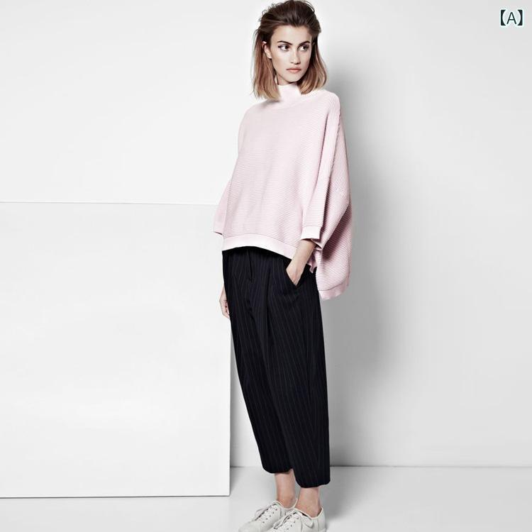 テーパードパンツ レディース 縞模様 か細い ロング丈 スラックス ボトムス 縦縞パンツズボンシンプルベーシック定番カジュアルナチュラルスタンダードシンプルベーシック定番