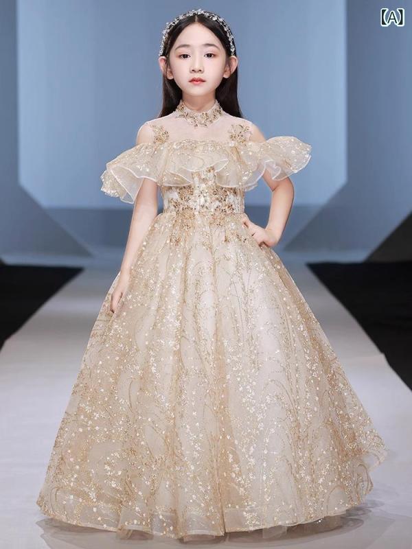 小わっぱ御召しもの 御嬢さん プリンセスラインロング丈フォーマル 洋琴告げ知らせる会かき鳴らす会力くらべ御芽出度寄り合い上演御召しもの ジュニアドレスキッズドレス シンプルベーシック定番 判定基準自然的