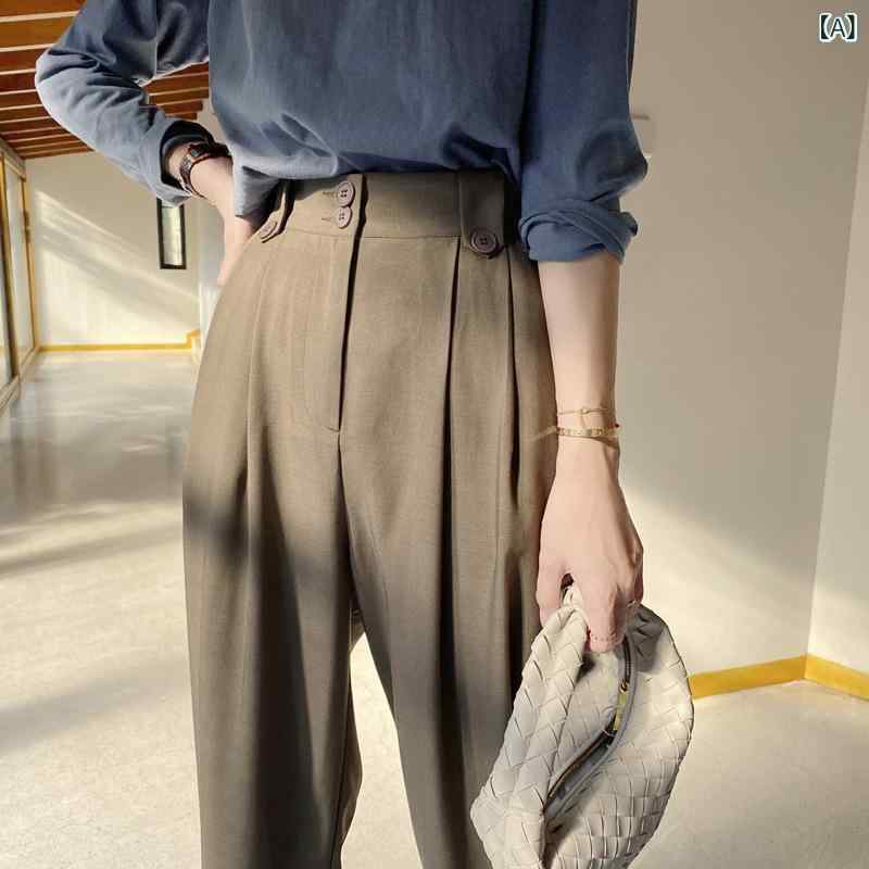 スラックス レディース ハイウエストテーパードパンツ九分丈 アンクル丈きれいめオフィス通勤パンツ 大きいサイズゆったりセンタープレス体型カバー シンプルベーシック定番スタンダードカジュアルナチュラル