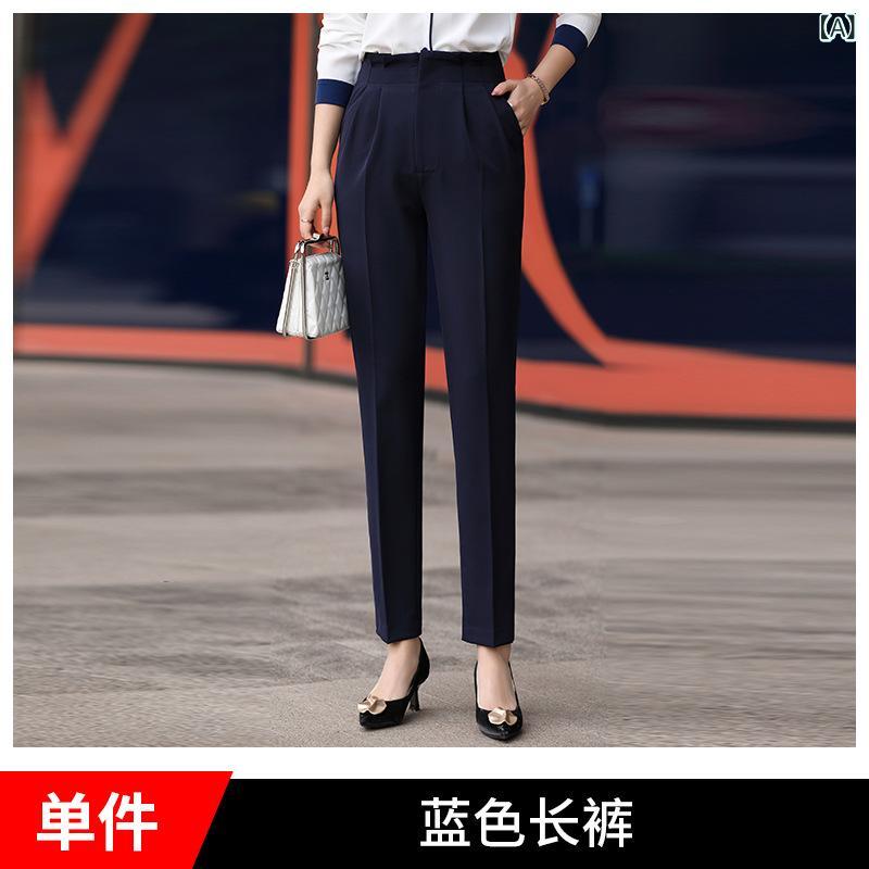 テーパードパンツ レディース ご機嫌酉の方角美脚影ぼうし アンクル丈スラックス 事務服通い事務室 好いたらしいめボトムス ズボンセンタープレススリム無地シンプルベーシックスタンダード定番心地よい自然的