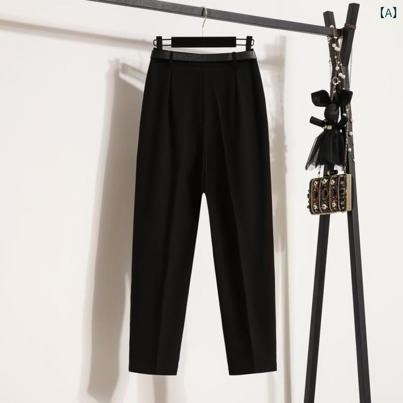 テーパードパンツ レディース 低身長センタープレス九分丈 落ち感スラックス 通勤オフィスカジュアルボトムス シンプル ベーシック定番スタンダードカジュアルナチュラル