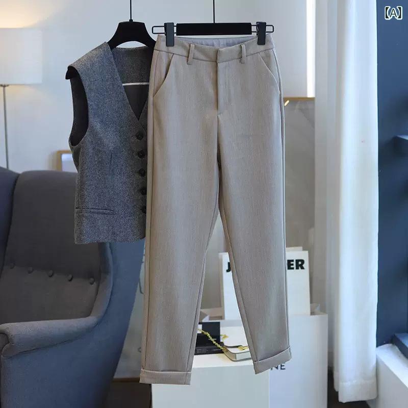 スラックス レディース テーパードパンツ ご機嫌酉の方角 引っ切りないズボン下 紙巻きタバコズボン下 事務服事務室心地よい通いロング丈ボトムスズボン好いたらしいめ分かりやすい第一義的定番スタンダードカジュアルナチュラル