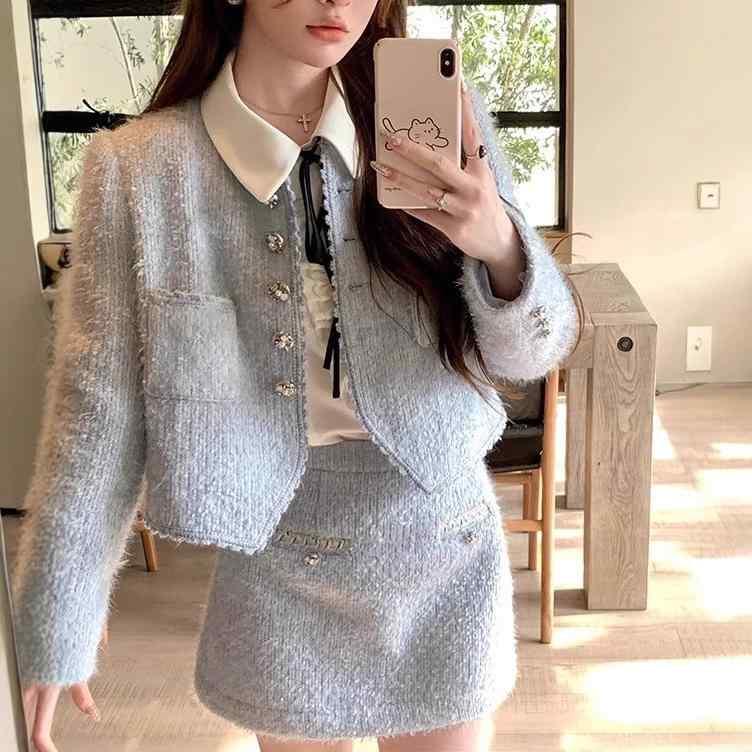 セットアップ レディース 膝丈ワンピース ジャケット 二点セット 長袖 ツイードフォーマル結婚式二次会入学式卒業式お呼ばれパーティーエレガント上品清楚きれいめ大人かわいい華やか高級感披露宴謝恩会冠婚葬祭行事服装ミセスファッションシンプルベーシック定番ナチュ