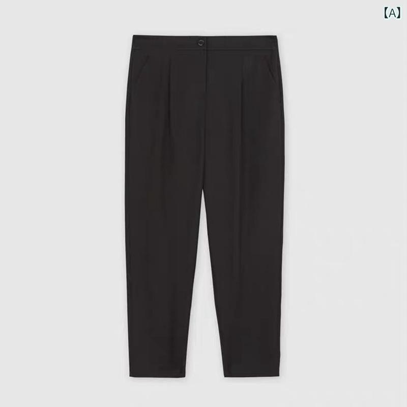 テーパードパンツ レディース 美影ぼうし真っただ中押しつける スラックスボトムスズボン 伸ばすこと伸縮性事務服事務室通い 好いたらしいめ雅びやか清楚 挙げ句のはて感光輝感のある出どころ分かりやすい定番スタンダードベーシックカジュアルナチュラル
