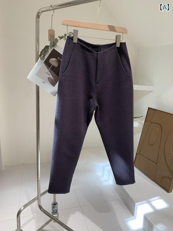 テーパードパンツ レディース 九分丈ストレートシルエット スラックスズボン ボトムス オフィスきれいめシンプル ベーシック定番スタンダードカジュアルナチュラル