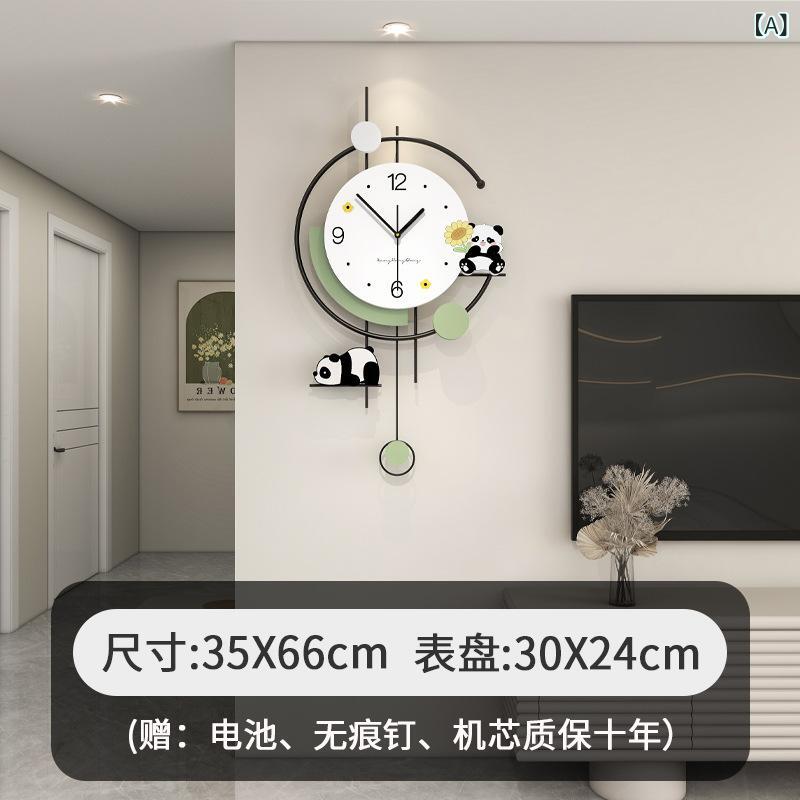 掛け時計 パンダ 壁掛け時計 穴あけ不要 立体構造 アニマル モチーフ リビング ダイニング 子供部屋 寝室 玄関 インテリア 雑貨 かわいい おしゃれ ナチュラル シンプル ベーシック 定番 スタンダード カジュアル