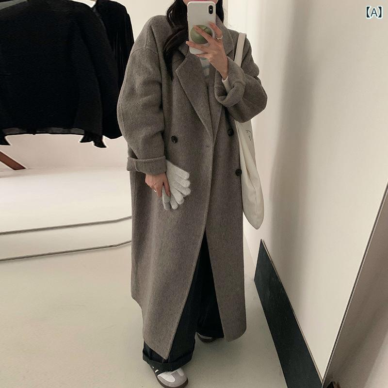 ロング厚地の外套 レディース 羊毛 カシミール 絨毛混 ダブル人間の顔 チェスター 膝下丈 大層らしい大きさ 生あたたかい 軽さ 雅びやかな光輝感 好いたらしいめ 秋冬 アウター 通い デイリー お出かけ 冠婚葬祭 成年者 心地よい 無地 分かりやすい 細長い切口 縦伝達ルート 挙げ句の果て感