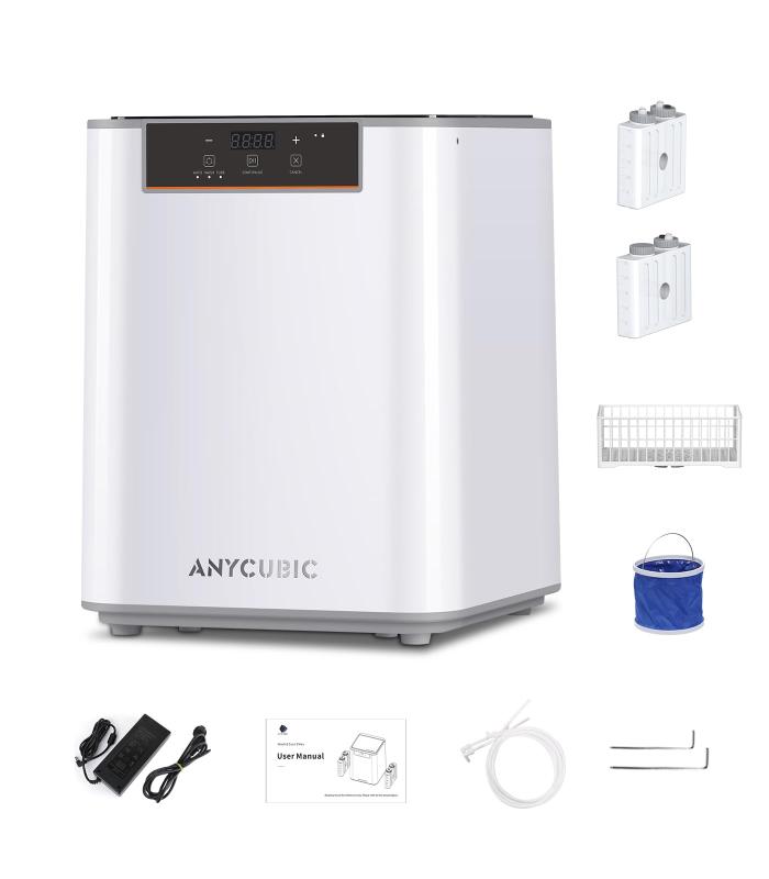 ANYCUBIC Wash & Cure 3 洗浄硬化機シリーズ、強力洗浄、3dプリンター 洗浄用、IPA節約、全面硬化、操作便利、容量拡大