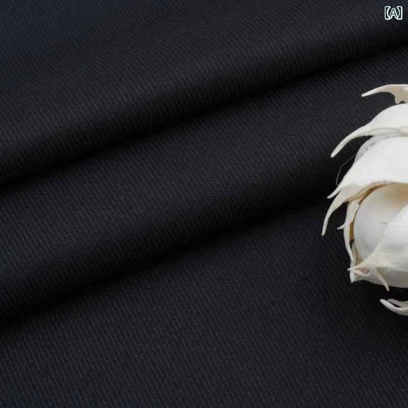 羊毛生地 100%ウール 綾織り 精紡織物 高密度 滑らかな質感 ならではの低価格 スーツ地 手芸材料 秋冬用 摩擦に強く型崩れしにくいプロ仕様 アパレル品質 裁縫 ジャケット製作 織物素材 国内あり 迅速発送