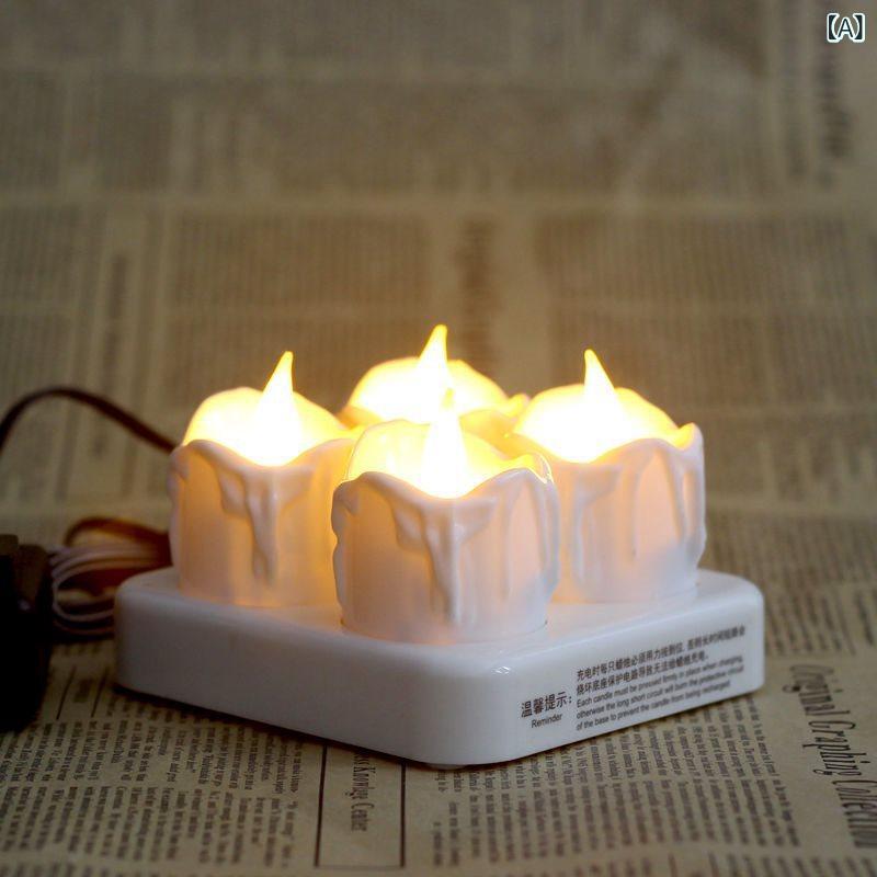 LEDキャンドルライト 充電式 揺らぎ リアルな炎 再現 電子ろうそく 火を使わない 安全設計 癒やし効果 長時間点灯 卓上ライト 間接照明 結婚式 演出 ホテル スパ 旅館 客室 装飾 イルミネーション パーティー 雰囲気作り 寝室 玄関 廊下 窓際
