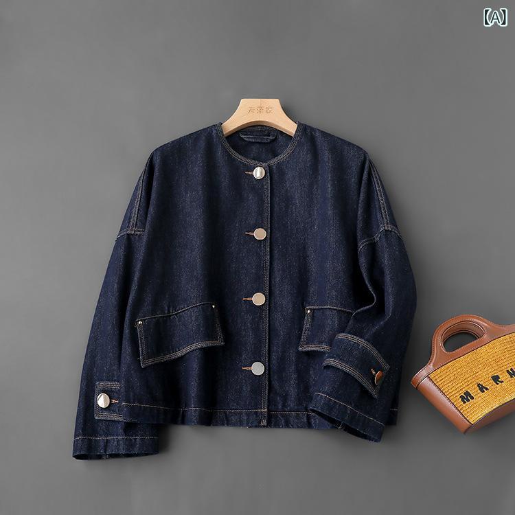ジーンズ上衣 レディース 春服 綿100% 否色合い ゆる影ぼうし 体型押しかぶせる 原料品 成年者心地よい 広広とした影ぼうし 普段使い走り 重ね着し分かりやすい 思わしいな綿織物出どころ 抜け感のある 飽きのこない分かりやすい表現スタイル 時節の移り変わりアウター