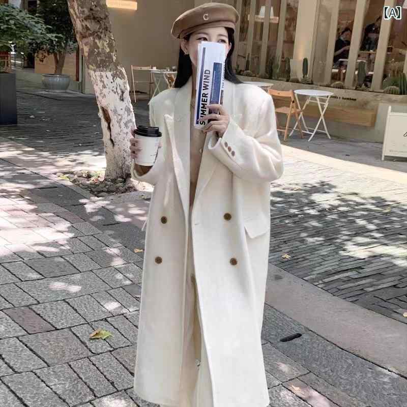 ロング厚地の外套 レディース 冬 朦々たる マキシ丈 膝下丈 羊毛混 生あたたかい 美影ぼうし 表現スタイル繰り上げる 高身の丈 白いこと 白 アウター 通い 通学 お出かけ 分かりやすい 第一義的 定番 無地 事務室 心地よい 20代 30代 40代 50代 亭主もち 亭主もち