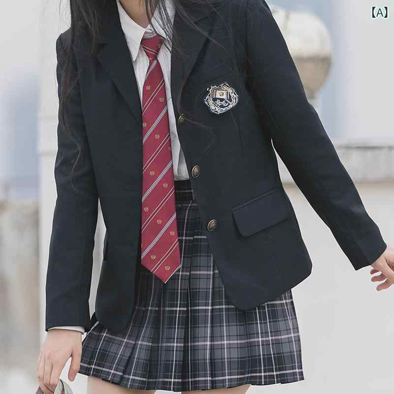 JK制服 ブレザー スクールジャケット レディース ミドル丈 スタイルアップ 高密度生地 入学式 卒業式 通学用 女子高生 中学生 型崩れ防止 秋冬 羽織り 上着 テーラードカラー 裏地あり ストレッチ性 ウォッシャブル 無地 長袖 シワになりにくい 2 4,281円