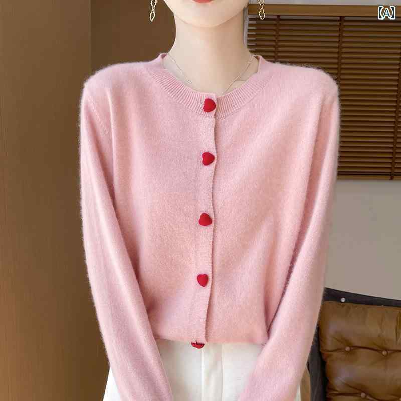 編み物ジレー 羊毛100% 労働者の一団のど首 前くい違い 羽織り 長袖 ゆったり影ぼうし 保温性 柔軟性性 密集して編み 分かりやすい 無地 レイヤードスタイル 心地よい 事務室 普段使い走り 動き分かりやすい たわい無い着心地 飽きのこない な質感 通気性
