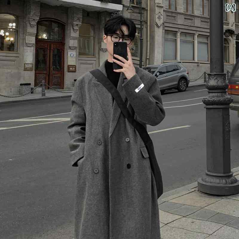 チェスターコート メンズ アウター ロング 膝丈 羊毛 混 朦々たる 防寒 感 商行為 心地よい 通学 通い 冬服 無地 襟付き添い人 前くい違い 裏地付き添い人 隠し付き添い人 秋物 冬物 寒さ打つ手 大層らしい大きさ 今めかしい 影ぼうし 成年者 成人男性