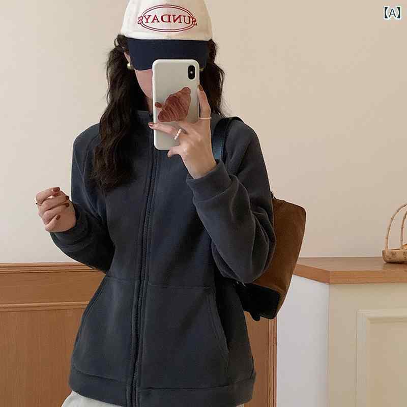 フリースジャケット レディース 防寒 裏起毛 厚手 ジップアップ スタンドカラー 高密度 暖かい 部屋着 ボアブルゾン アウター 羽織り カジュアル 寒さ対策 普段使い シンプル 無地 立ち襟 保温 軽い 重ね着 キャンプ アウトドア 散歩 お出かけ 旅