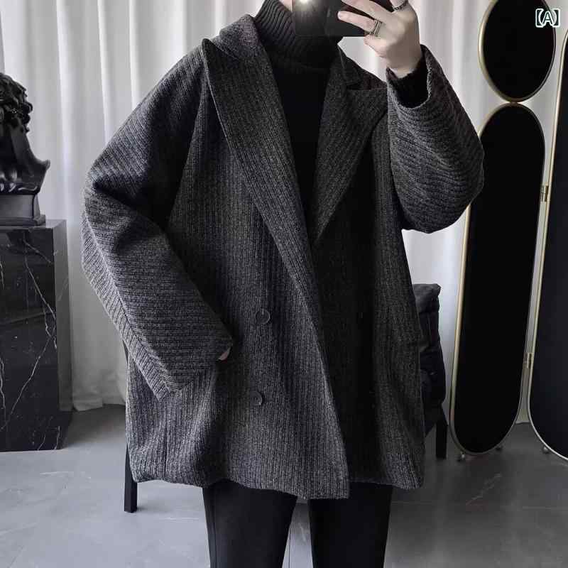 チェスターコート メンズ カシミヤ ダブルフェイス ミドル丈 テーラードカラー 春秋用 無地 20代 30代 40代 軽量 柔らかい スプリングコート ライトアウター カジュアル ビジネス 通勤 オフィス デイリー 防寒 防風 ノッチド 通気性 吸 4,578円