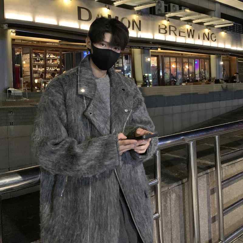 羊毛厚地の外套 メンズ 遊撃手丈 秋冬 朦々たる 上衣 裏地付き添い人 防寒 高見せかけ ピーコート メルトン 遊撃手厚地の外套 アウター 心地よい ビジカジ 通い 厚地の外套 成人男性服 20代 30代 40代 大層らしい大きさ 落っこちる肩肉 襟付き添い人 防風 保温 軽